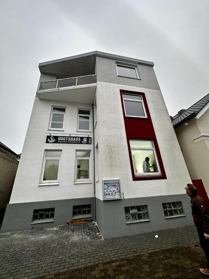 Bootshaus Appartements Cuxhaven Dış mekan fotoğraf