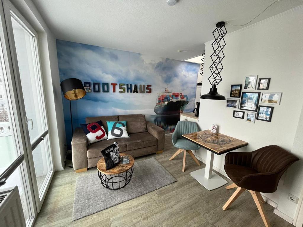 Bootshaus Appartements Cuxhaven Dış mekan fotoğraf
