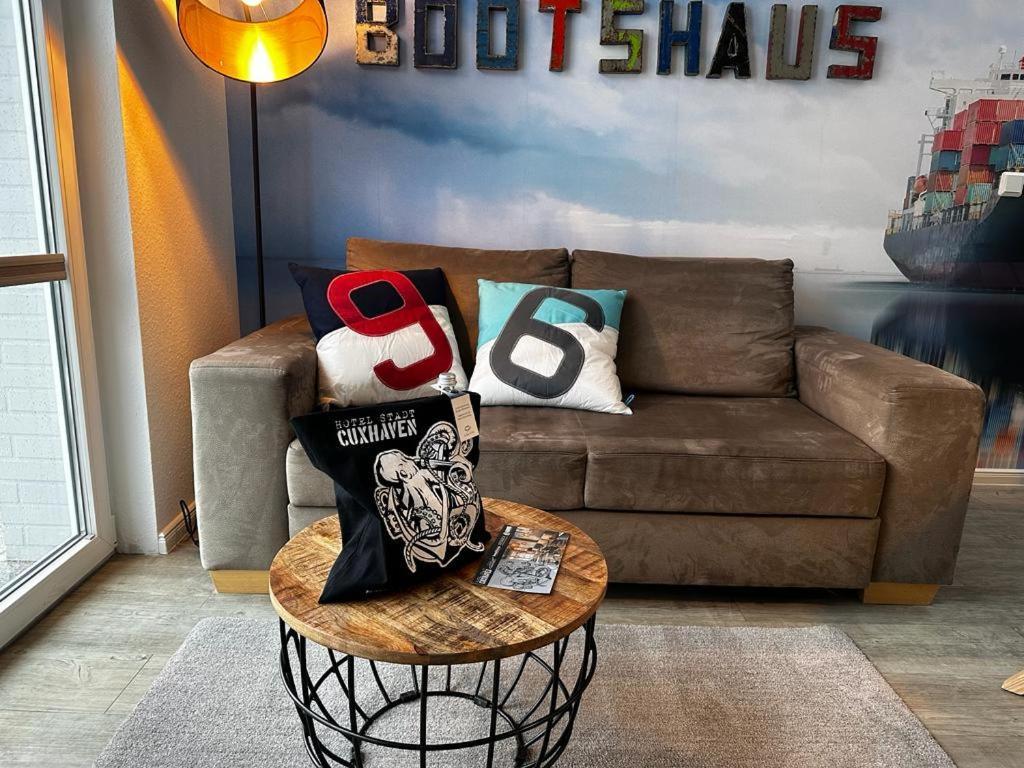 Bootshaus Appartements Cuxhaven Dış mekan fotoğraf