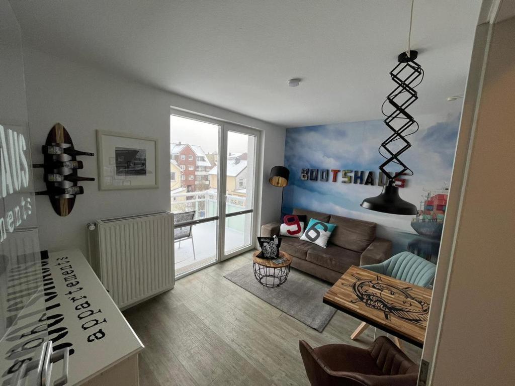 Bootshaus Appartements Cuxhaven Dış mekan fotoğraf