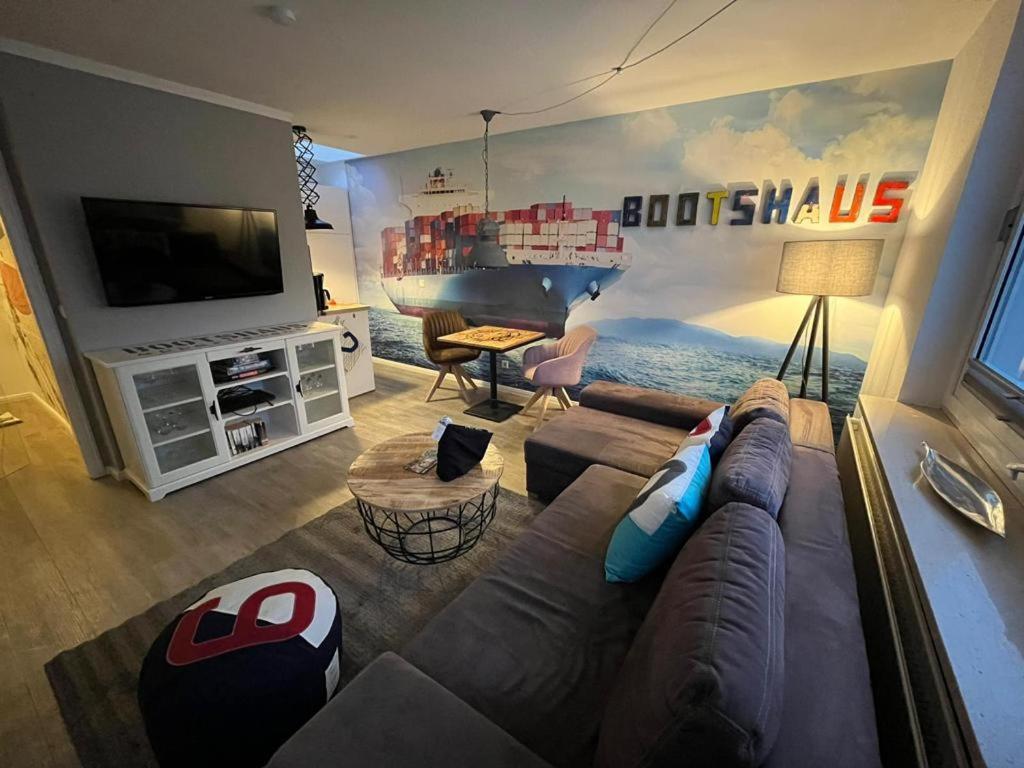 Bootshaus Appartements Cuxhaven Dış mekan fotoğraf