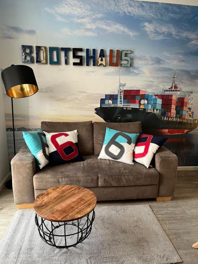 Bootshaus Appartements Cuxhaven Dış mekan fotoğraf