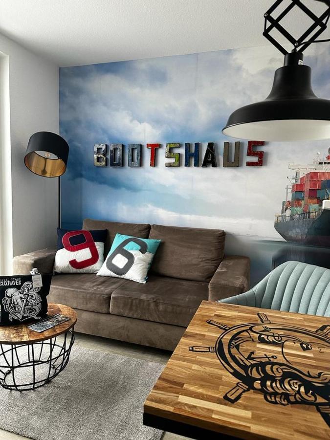 Bootshaus Appartements Cuxhaven Dış mekan fotoğraf