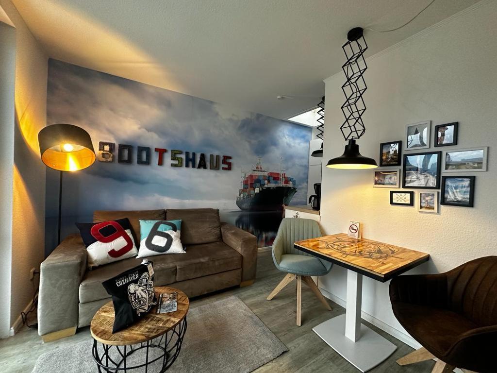 Bootshaus Appartements Cuxhaven Dış mekan fotoğraf